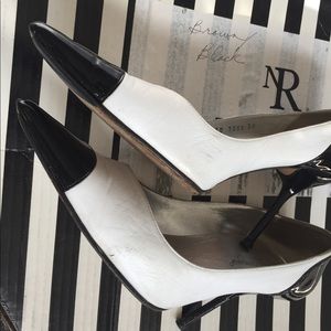 Dolce x Gabbana black and white heels